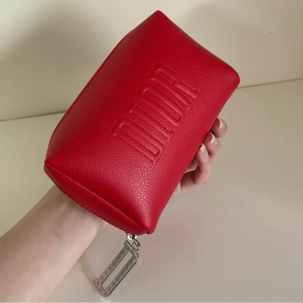 Dior red zippy Pouch